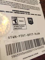 Fortnite v bucks card code. Vbuck Codes