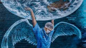 A series of murals by overall murals thanking essential workers in bushwick, brooklyn. All We Can Do Is Paint How Street Artists See Coronavirus Outbreak