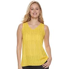 Womens Apt 9 V Neck Georgette Shell Tank In 2019 Women