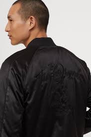 Bomber Jacket With Embroidery