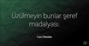 Ve terketmeler yetmezmiş gibi birde emir verilir. Can Dundar Sozleri Uzulmeyin Bunlar Seref Madalyasi