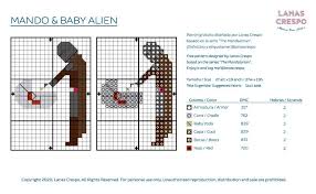 The Mandalorian Free Pattern Cross Stitch Patterns Cross Stitch Patterns Free Cross Stitch