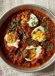Madhur Jaffrey S Hard Boiled Eggs Masala Recipe Egg Recipes Indian Boiled Egg Recipes Egg Masala