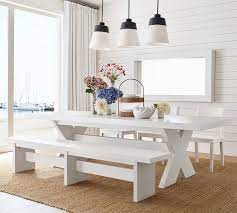 See more ideas about farmhouse dining room, farmhouse dining, simple chandelier. Modern Farmhouse Extending Dining Table Pottery Barn