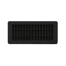 Scroll design steel floor register is an elegant addition to any home decor. 4x12 Pfrbla Black Plastic Opening Size 4x12 Overall Size 5 25x13 25