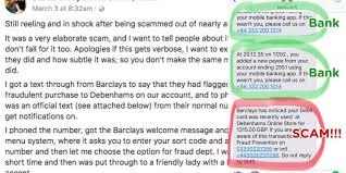 Call us on +44 (0) 1624 684 444 *. Barclays Scam Man Almost Loses All His Money To An Elaborate Scam
