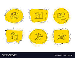 Target Check Investment And Growth Chart Icons