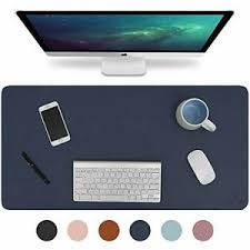 Rectangle shape clear color 1.5mm thick $13.99 $ 13. Knodel Desk Pad Office Desk Mat 43cm X 90cm Pu Leather Desk Blotter Laptop Ebay