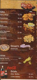 Online Menu Of Papa John S Pizza Bridgeport Oh