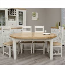 Find a wide selection of oval dining tables at nebraska furniture mart. Deluxe Painted Oak Oval Extending Dining Table Free Delivery