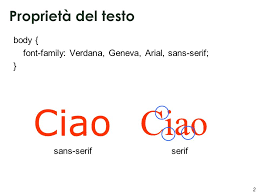 That was designed and shared by susan kare. Ripasso 2 Proprieta Del Testo Body Font Family Verdana Geneva Arial Sans Serif Ciao Sans Serifserif Ppt Download