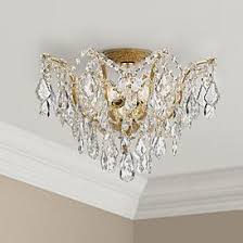 Crystal flush mount, a great european tradition. Crystorama Crystal Semi Flush Mount Close To Ceiling Lights Lamps Plus