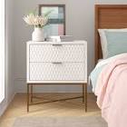Francesca 2 Drawer Nightstand Foundstone