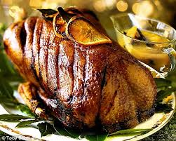 This meal can take place any time from the evening of christmas eve to the evening of christmas day itself. Christmas Recipes Goose With All The Trimmings Daily Mail Online