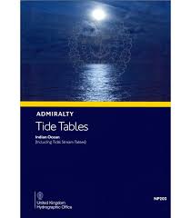 Np203 Admiralty Tide Tables Att Volume 3 Indian Ocean Including Tidal Stream Tables 2020 Edition
