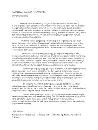 Membangun hubungan sosial yang baik dengan sesama merupakan salah satu kunci hidup rukun. Karangan Bahasa Melayu Pt3
