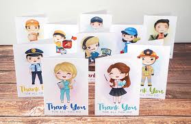 This investment of around £180 million will see over 300,000 staff gain some benefit from this bonus, including nurses, porters, doctors. Free Printable Essential Worker Thank You Cards Artsy Fartsy Mama