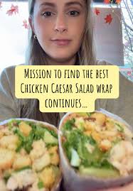 Jersey Mikes Chicken Ceaser Salad Wrap