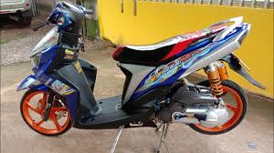 Modification soul gt 125 blue core yamaha aerox handlebar fullset 2. Modifikasi Mio Soul Gt Babylook Youtube