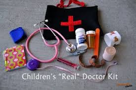 Children S Real Doctor Kit Housewife Eclectic Kids Doctor Kit Doctor For Kids Diy Doctor