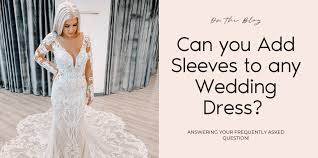 This has a link to a pattern for diy sleeves! Can You Add Sleeves To Any Wedding Dress Pretty Happy Love Wedding Blog Essense Designs Wedding Dresses