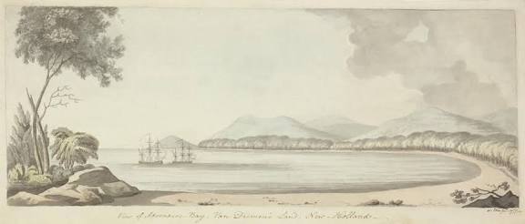 Artwork in Focus - William Ellis, View of Adventure Bay, Van Diemen's
