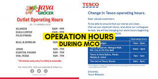 Find opening hours to tesco near me. Covid19 Shopping During Mco Grocery And Convenience Stores Operation Hours