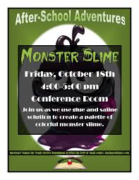 Built by trivia lovers for trivia lovers, this free online trivia game will test your ability to separate fact from fiction. After School Adventures Monster Slime Harlingen Public Library