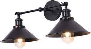 We did not find results for: Buy Farmhouse Bathroom Vanity Light Fixtures Wall Sconce Lighting Industrial 2 Light Wall Mounted Indoor Wall Light Fixtures With Metal Shade Black Farmhouse Light For Kitchen Living Room Hallway Wall Online In
