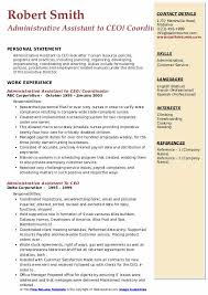 An ea to the ceo keeps track of the ceo's calendar, which is likely to be a full one. Administrative Assistant To Ceo Resume Samples Qwikresume