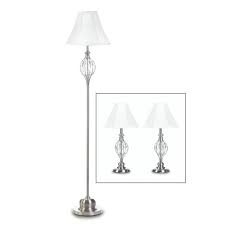 Convenient desk and table lamp the base of this decorative and unique desk and table lamp contains an easy access usb port so that you can charge your mobile phones, tablets, kindle readers, laptops, and other. Floor Lamps For Living Room Table Lamps Sets For Living Room Three Lamp Set Walmart Com Walmart Com