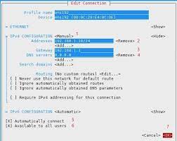 Setup Static Ip Address On Rhel 8 Ip Address Ipv4 Static