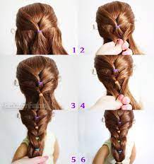 Doll Hairstyle Rainbow French Ponytail Americangirlfan American Girl Doll Hairstyles Little Girl Hairstyles American Girl Hairstyles