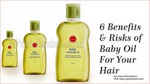 'so baby oil is ok right?' the way she saw it, is that it's liquid so it can be easily absorbed into the hair and it doesn't usually have a long list of ingredients. 6 Benefits Risks Of Baby Oil For Your Hair