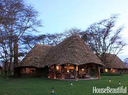 Indoor Outdoor Living In Kenya Beautiful Homes Thatched Cottage African Interior Design