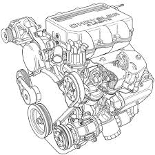 3 Liter V6 Engine Engineering Coloring Pages Mopar