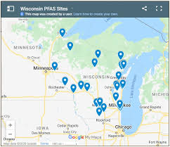 All locations represented on the map are approximate and intended to portray the general area of a contamination site or a community water. About The Pfas Community Campaign Cswab