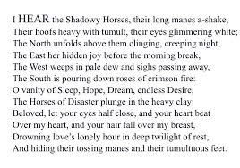 Michael Robartes Bids His Beloved Be At Peace By Wb Yeats Poemas