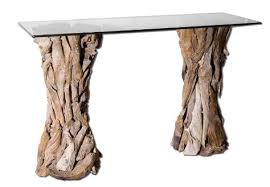 Uttermost 25582 Teak Root Glass Top Console Table Uttermost Http Www Amazon Com Dp B007vhsfra Ref Cm Sw R Teak Root Console Console Table Living Room Console