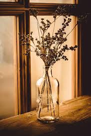 So i scoured the web for. Bouquet Of Dry Flowers In Glass Bottle On Wood Table By Georgian Window Photograph By Elena K