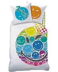 Dabei ist der duvetbezug 160 x 210 cm gross und der kissenbezug 65 x 100 cm. Smiley Teenager Bettwasche Kinderbettwasche Fur Madchen Https Www Amazon De Dp B07dj6ptqf Ref Cm Sw R Pi Teenager Bettwasche Kinderbettwasche Bettwasche