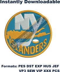 The new york islanders are a professional ice hockey team based in uniondale, new york. New York Islanders Logo Embroidery Design