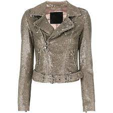 Philipp Plein Glitter Biker Jacket 2 534 Liked On Polyvore Featuring Outerwear Jackets Urban Jackets Biker Jackets Brow Clothes Glitter Jacket Jackets