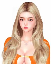 ✨Kerry Snow✨ with full cc make up & clothes set Now available to download 