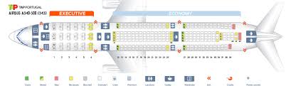 Seat Map Airbus A340 300 Tap Portugal Best Seats In The Plane