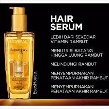 Produk terpercaya dari erha dermatologyserum untuk bekerja dengan melapisi kutikula rambut sebagai proteksi dari panas alat penata rambut seperti hair dryer, catok, dll, menjaga kelembapan. Loreal L Oreal Paris Extraordinary Oil Hair Serum Serum Rambut Shopee Indonesia