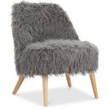 Lucee Faux Fur Accent Chair Quick Ship 379 Liked On Polyvore Featuring Home Furniture Chairs Accent Chairs Grey T Accent Chairs Chair Furniture Sale