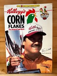 Rare NASCAR Champion Terry Labonte Kelloggs Corn Flakes Collector Box 1 OF  3 1993