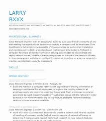 cisco network engineer resume example
