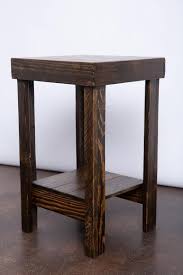 Reclaimed Wood Side Table Nightstand End Accent Entry Night Etsy In 2020 Side Table Wood Reclaimed Wood Side Table Living Room Side Table